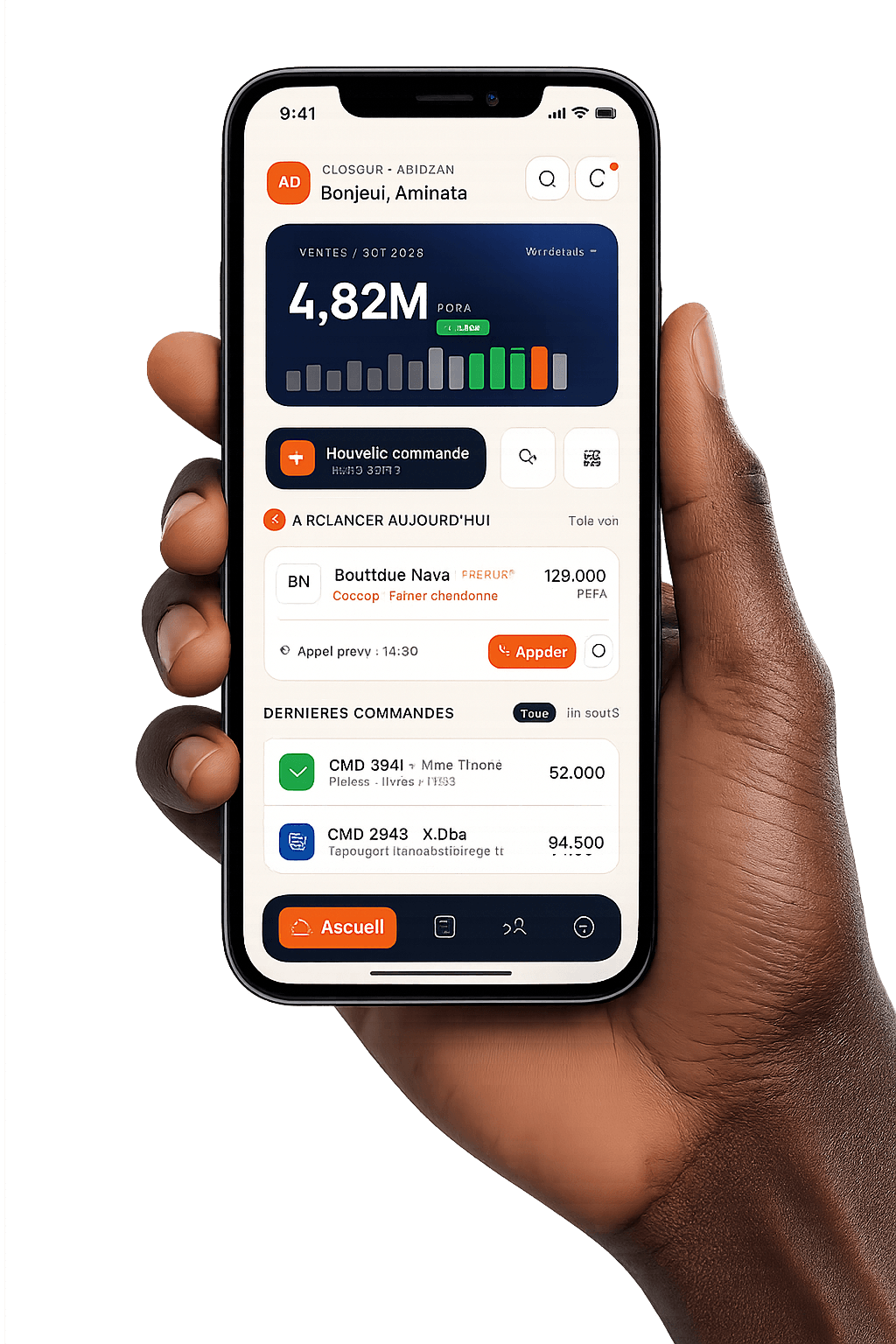 AfriDrop closer mobile screen